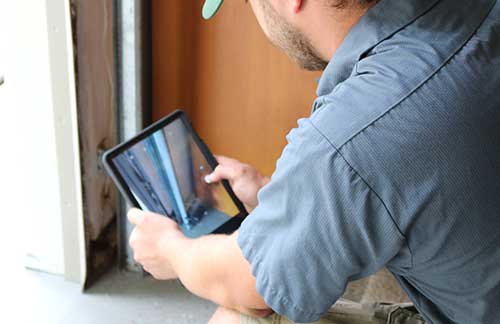 Precision Tech Performing Safety Inspection